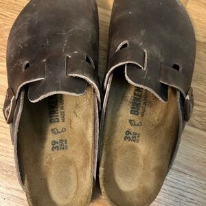 Birkenstock Boston Leather Clogs